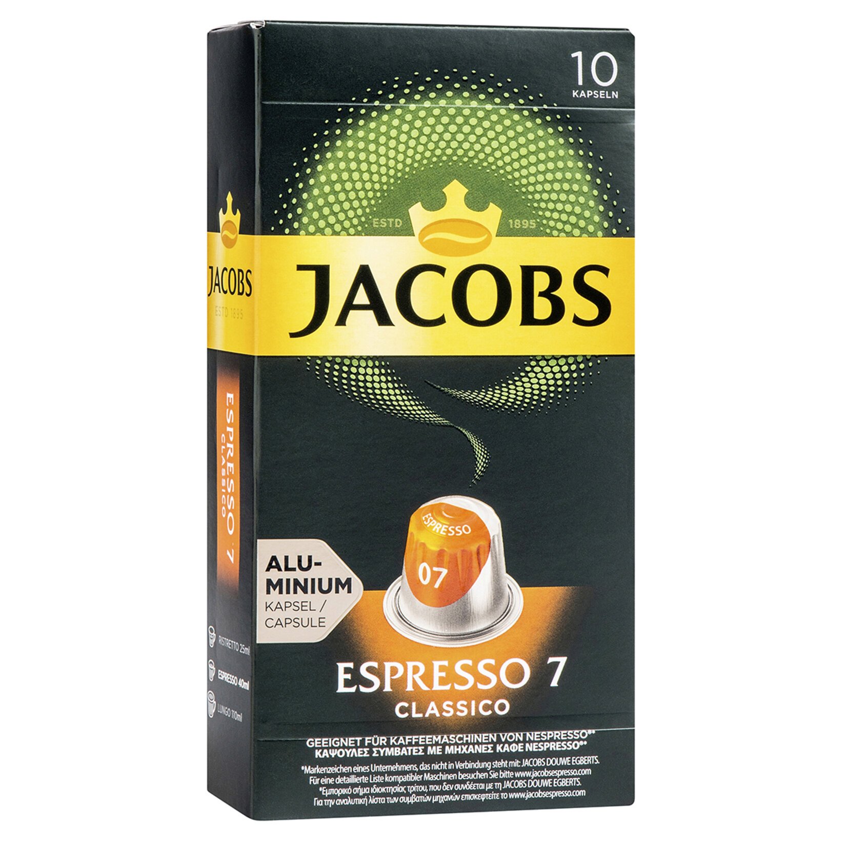 Jacobs Capsule Espresso 7 Classico 52 G