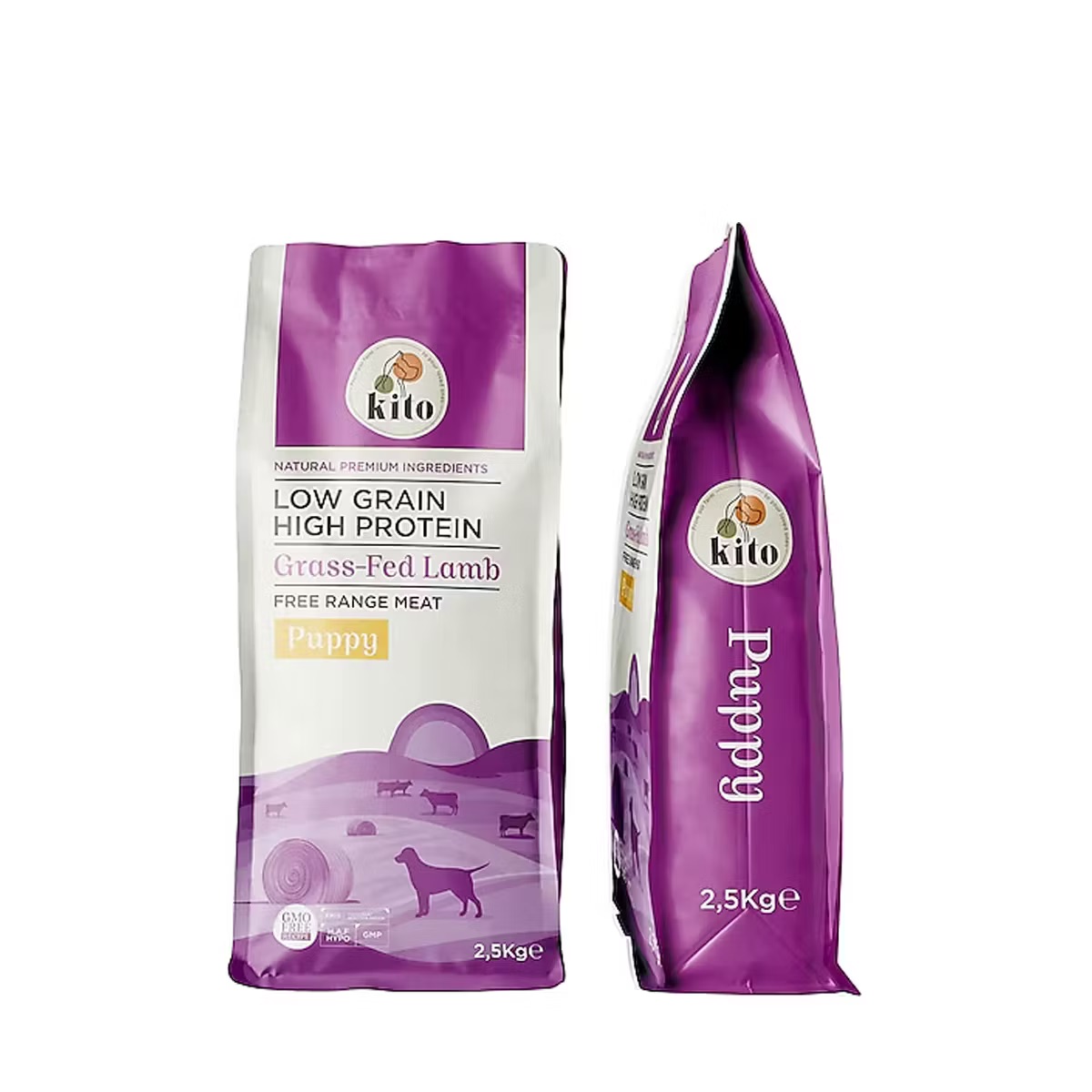 Kito Kuzu Etli 3 Adet 2.5 Kg Yavru Köpek Kuru Doğal Besi Maması