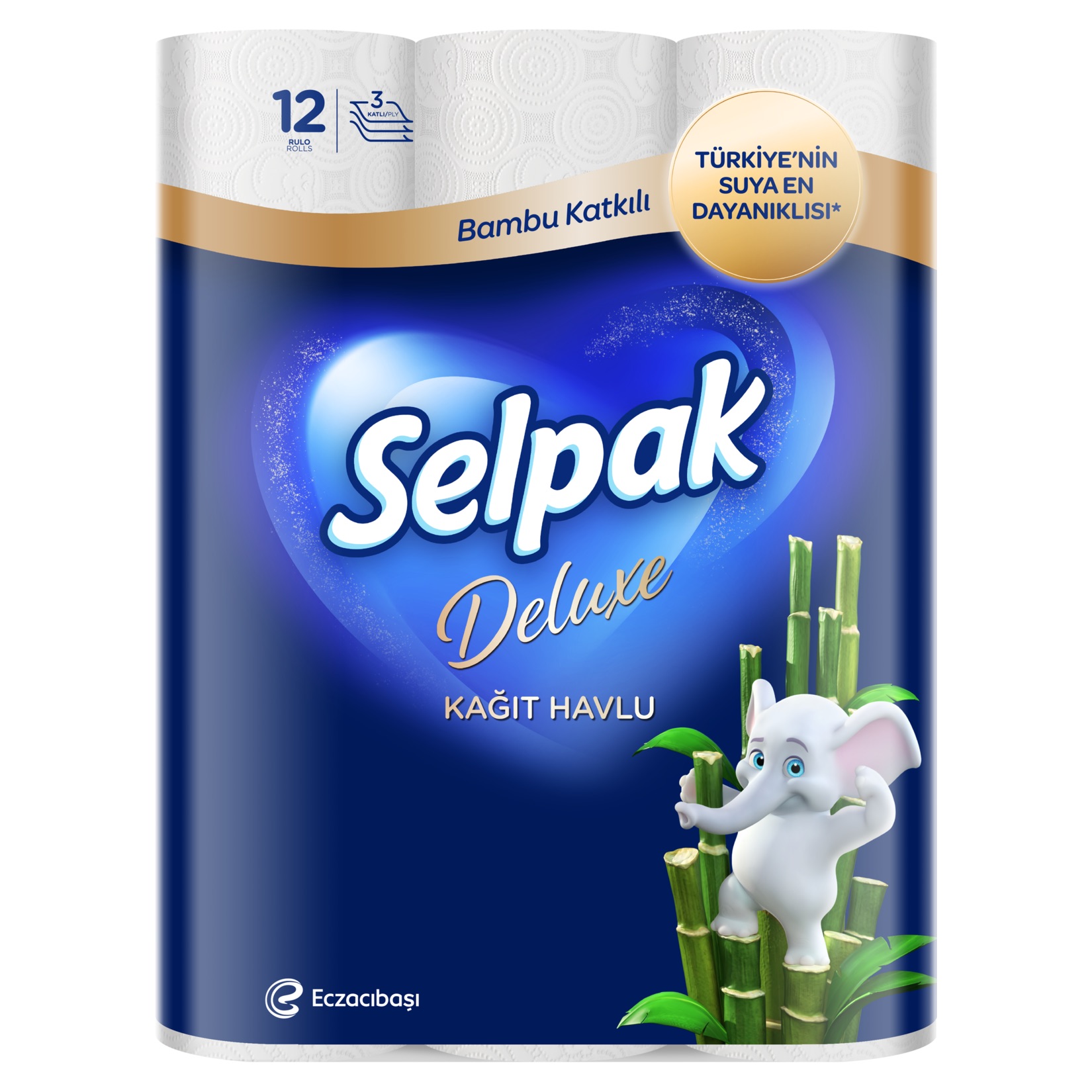 Selpak Deluxe Bambu Havlu 12'li