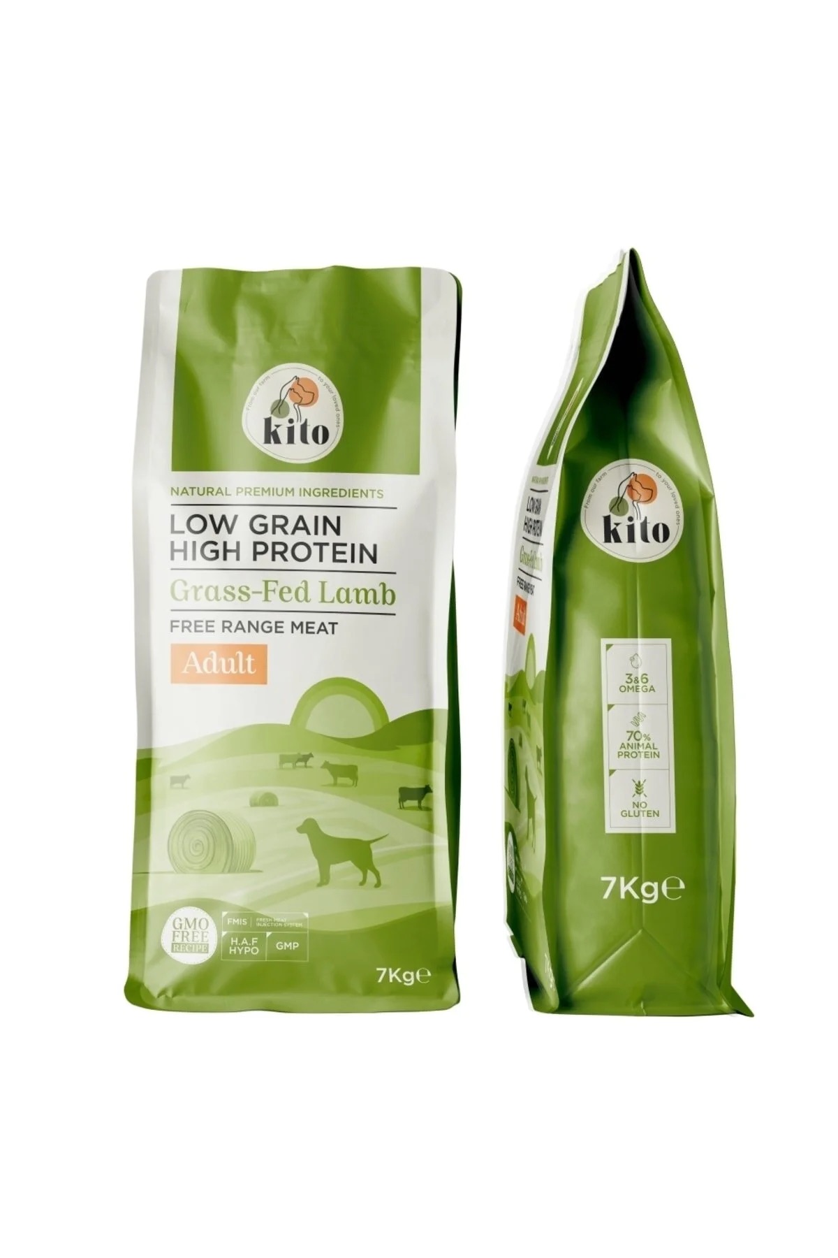 Kito Kuzu Etli 7Kg Kuru Mama Yetişkin Köpek Doğal Besi Maması